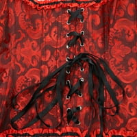 Aoujea Oblijega za žene Tummy Control Womens Plus Veličina Seksi Vintage Gothic Party Cvjetni čipka