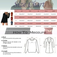 Comfy kombinent za žene Žene Dugme Solid Color Revel Slim dugih rukava Ležerne modne modne modne modne