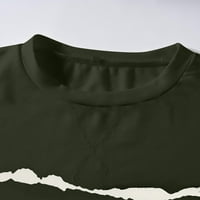 DNDKilg Kompresijske majice za žene Crewneck Loop Fit Womens Plus Veličine Dukseri Lagane obični Ženski pulover za golf Preveliki dugi rukav jeseni na vrhu plus veličina zelena 2xl