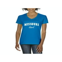 Normalno je dosadno - ženska majica s kratkim rukavima V-izrez, do žena veličine 3xl - Missouri Girl