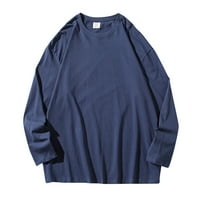 Košulje za muškarce Prodaja casual čvrstih pulover ties off off bluza okruglih vrata na ramenu