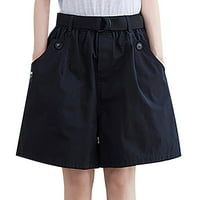 Booker ženske labave ležerne pamučne šorc elastične hlače