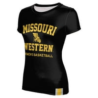 Ženska crna Missouri zapadna država Grifons Ženska košarkaška majica