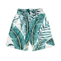 Kingque mens plivanje konus za kupanje kupaćih kratkih hlača Hawaian cvjetni print Quick suha plaža