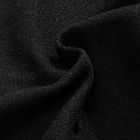 B91XZ Muške posteljine muške proljeće i jesenje casual modno slovo vezenje Logo za vezanje čvrste vučne hlače crne boje, veličina XL