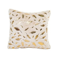 ZTTD feather Bronzing Gold Foil Tisak jastuka Kafio kauč kabica za bacanje jastuka