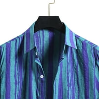 Advoicd Muške majice Muška bluza vrhovi o vratu Stilske košulje Light majice za muškarce