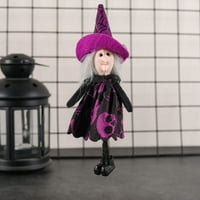 Witch plišana lutka Angel Girl Bundkin Halloween ukrasi viseći ukras