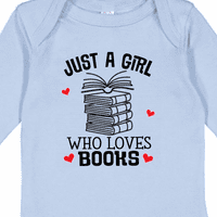 Inktastična samo djevojka koja voli knjige poklon djevojaka dugih rukava dugih rukava
