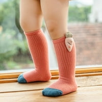 Biplut Baby Boy Girl Elastic čarapa Toddler Ananas Carrot Pamučne Srednje čarape
