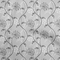 Onuone svilena tabby svijetlo sive tkanine Cvjetno odijelo materijal tkanina za ispis tkanina sa dvorištem