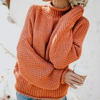 Džemper za žene Ležerne prilike Ležerne prilike dugih rukava, pulover s visokim vratom Pumpe u pulover