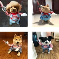 Kostimi za pse Cat Pet Pas Kostimi i kostimi Halloween Božićna uloga za zabavu Igrajte smiješnu odjeću