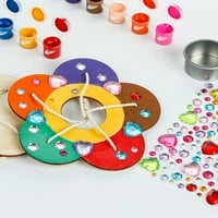 Dječje umjetnosti i zanat hranilice za izvana, DIY Drveni setovi boja na otvorenom igračke za dječake