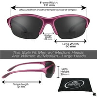 Prognoza bifokalne sigurnosne sunčane naočale za sunčane naočale ružičaste polukrivene okvire