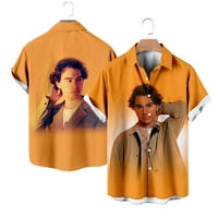 CIAN DUCROT košulja za ovratnik za muškarce HOPE HIP HOP SINGER High Street majica s kratkim rukavima