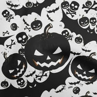 Onuone rayon crna tkanina Halloween DIY odjeća za preciziranje tkanine za ispis tkanine sa dvorištem