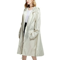 Tking Fashion Womens Cardigan Rain Jakna Vanjski vodootporni vjetrovitni kaput od kaputa za obljenu