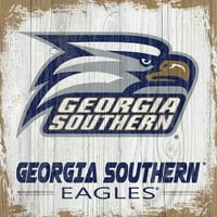 Georgia Southern Eagles 6 '' 6 '' Blok logotipa tima