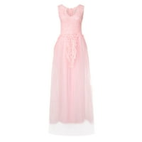 Novogodišnje haljine za žene cvjetna čipka elegantna vjenčanica šifona