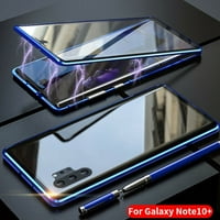 Velitoy magnetsku apsorpciju sprijeda + pozadinsko stakleni poklopac za Samsung Galaxy Note Plus