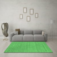 Ahgly Company Indoreni pravokutnik Sažetak smaragdno zeleni savremeni prostirke savremene površine, 5 '7'
