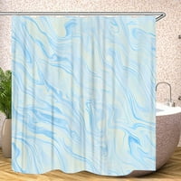 Zavjesa za tuširanje smiješno neutralna minimalistička vodootporna tkanina poliesterska tkanina sa kukama set za kupatilo