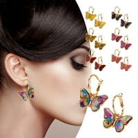 Wmkox8yii male šarene naušnice leptira za žene djevojke leptir minđuše