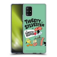 Dizajni za glavu službeno licencirani Looney Tunes Tweety i Sylvester The Cat Soft Gel Case kompatibilan