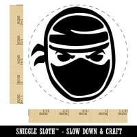 Sneaky Ninja lica gumenog žiga za čipki za izradu žigovanja - velika