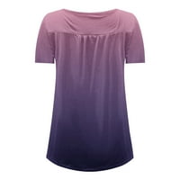 Smihono ženske modne naborane košulje tunika na raspolaganju Ljetna odjeća Henley majice mekane udobne