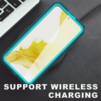 Elepower za Galaxy S futrolu, Crystal Clear Anti-žuta poklopac sa bežičnim punjenjem 6h Zaštita od ekrana