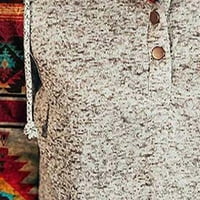 Vintage pulover na vrhu Ležerne prilike dugih rukava Hoodie Aztec Etničko stil Ispiši duga sa košulje