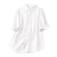 Prevelizirani obični fit bluze sestrinske uniforme tees petite majiceWomens rukavice Specijalne majice