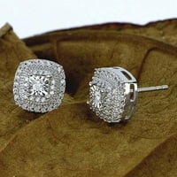 HGW srebrne zlatne minđuše za žene isječak na minđušama Vintage Squamy Diamond Minđuše za teen djevojke