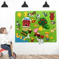 UPOSAO FELT PARTAND Dječja podučavaju djeca osjetljiva djeca rano učenje interaktivne igračke za poklon Dječji rođendan tipa 2