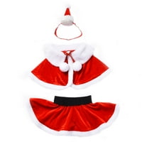 Set božićne suknje obučene od krpe za božićnu temu Cosplay outfit