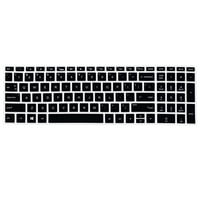 Ultra tanka silikonska crna kožna tastatura kože za HP Pavilion laptop