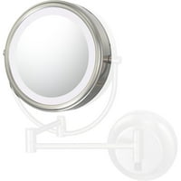 745-94577L Opcionalni objektiv za Neomodern LED lampirano ogledalo 7x, objektiv i okvirom u brušenom opcionalnom objektivu za Nemodern LED osvijetljeno ogledalo 7x