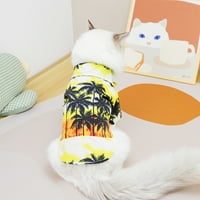 Mačić dukserica s jednim grudima elastična poliester havajska pribor za kućne ljubimce