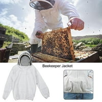 Jakna za pčelar ANKISHI sa samopovoljnim jaknom sa kapuljačom pčelinje za veo za veo pušačka pčela jakna