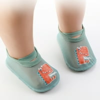 Cipele za mališane crtane meke solirane čarape bez klizanja cipele za bebe podne sokli i gumene jedinice