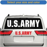 S. Army naljepnica naljepnica Die Cut - samoljepljivi vinil - Vremenska zaštitna - izrađena u SAD -