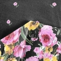 Haljine za žene bez rukava mini casual mini mini ljetni okrugli izrez ružičasti ružičasti xl