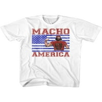 Macho Man Wrestler Macho Amerika za odrasle Muške majice Tee