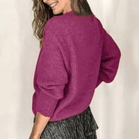 Dukseri za pulover FVWitlyh za džemperski džemper za žensko meko dodirnuti