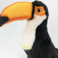 Smiješna toucan ptica plišana igračka, simulacijske ptice edukativne figurice igračke Kreativne ugodne