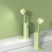 Punjiva stolna svjetiljka s držačem, studijska svjetiljka, vanjska banka napajanja Hitna rasvjeta - zelena, 1200mAh stolna svjetiljka USB