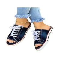 Ženske sandale Traym platnene cipele s pločom za ljeto peep toe tenisice