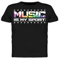 Muzika je moj sportski tee muški -image by shutterstock muške majice